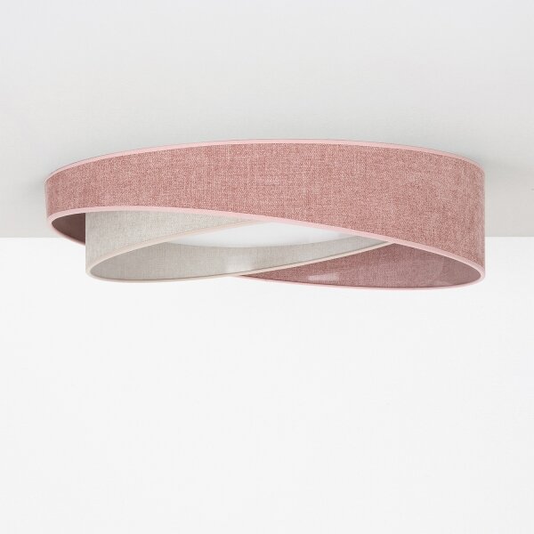 BRILAGI- LED Stropní svítidlo VELVET TWIST LED/24W/230V 4000K pr. 55 cm růž./kr