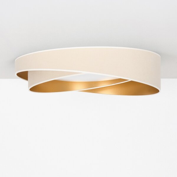 BRILAGI- LED Stropní svítidlo VELVET TWIST LED/24W/230V 4000K pr. 55 cm bílá/zl