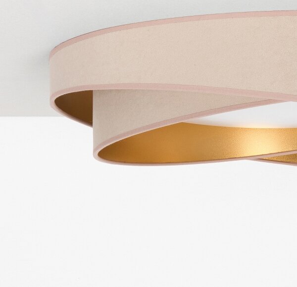 BRILAGI- LED Stropní svítidlo VELVET TWIST LED/24W/230V 4000K pr. 55 cm béž./zl