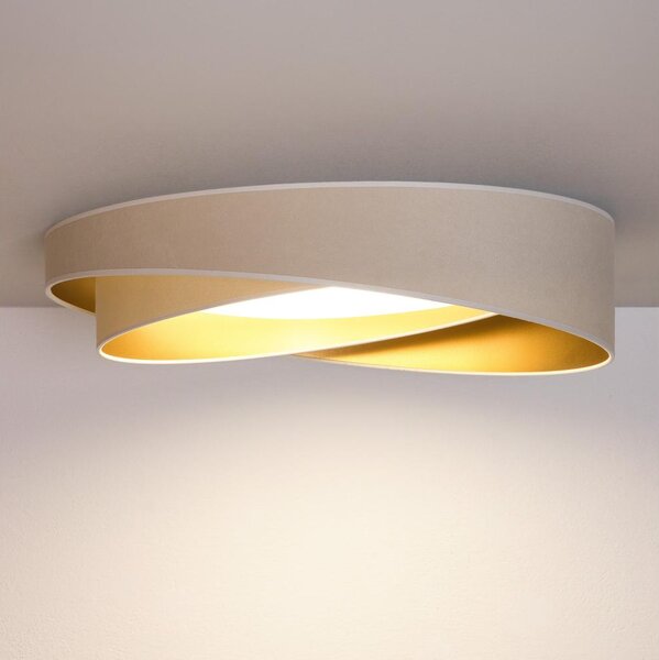 BRILAGI- LED Stropní svítidlo VELVET TWIST LED/24W/230V 4000K pr. 55 cm bílá/zl