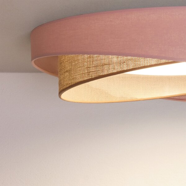 BRILAGI - LED Stm. sv. VELVET TWIST LED/36W/230V CCT pr. 65 cm WT růž./béž. + DO