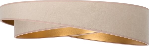 BRILAGI- LED Stropní svítidlo VELVET TWIST LED/24W/230V 4000K pr. 55 cm béž./zl