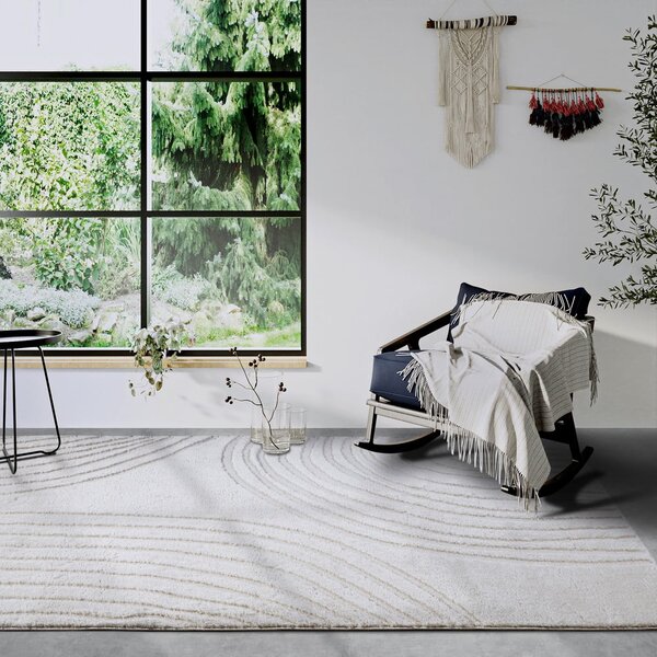 Krémový koberec 160x235 cm Pigment Cream White – Elle Decoration