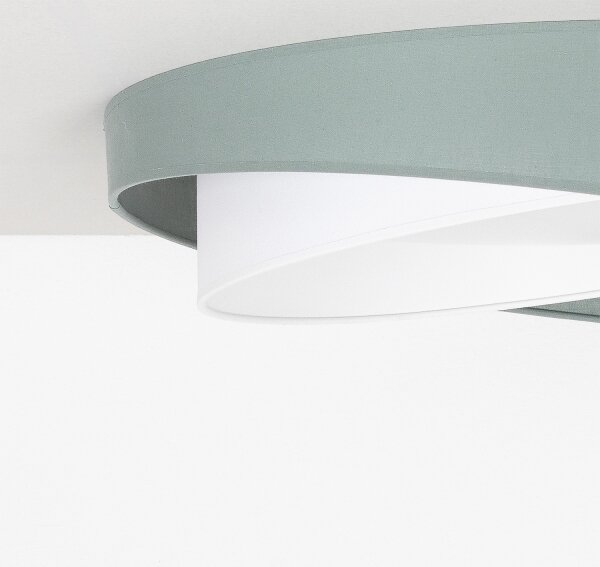BRILAGI-LED Stropní svítidlo VELVET TWIST LED/24W/230V 4000K pr. 55 cm zel./bílá