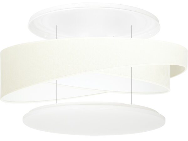BRILAGI - LED Stropní svítidlo VELVET TWIST LED/24W/230V 4000K pr. 55 cm béžová