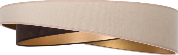 BRILAGI-LED Stropní svítidlo VELVET TWIST LED/24W/230V 4000K pr. 55 cm béž/hn/zl