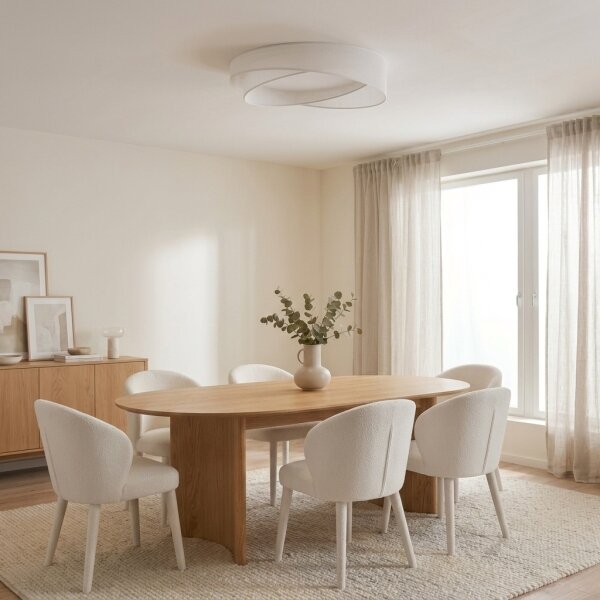 BRILAGI - LED Stropní svítidlo VELVET TWIST LED/24W/230V 4000K pr. 55 cm bílá