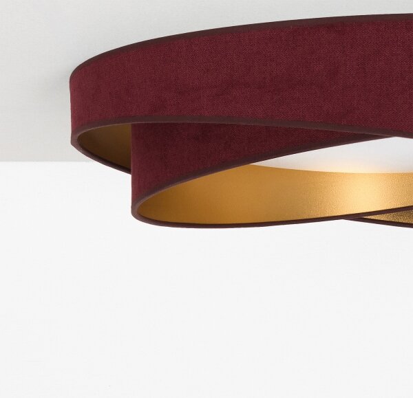 BRILAGI- LED Stropní svítidlo VELVET TWIST LED/24W/230V 4000K pr. 55 cm vín./zl