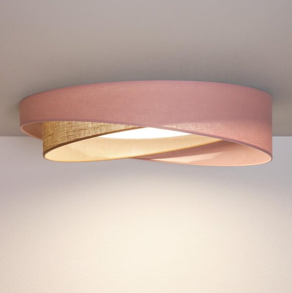 BRILAGI - LED Stm. sv. VELVET TWIST LED/36W/230V CCT pr. 65 cm WT růž./béž. + DO