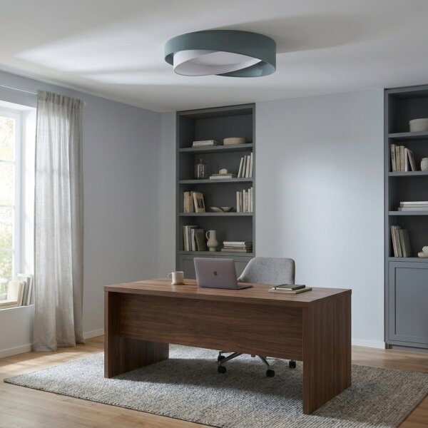 BRILAGI-LED Stropní svítidlo VELVET TWIST LED/24W/230V 4000K pr. 55 cm zel./bílá
