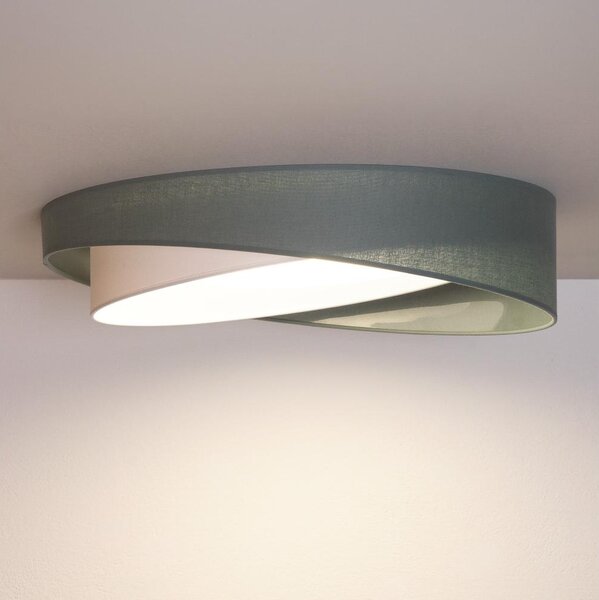 BRILAGI-LED Stropní svítidlo VELVET TWIST LED/24W/230V 4000K pr. 55 cm zel./bílá