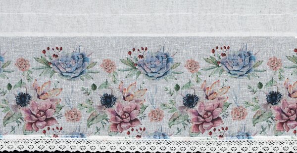 KRÁTKÁ ZÁCLONA NA PÁSCE DORA 150X30 CM VÍCEBAREVNÁ