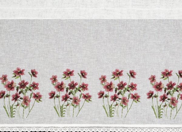 KRÁTKÁ ZÁCLONA NA PÁSCE ISA 150X60 CM VÍCEBAREVNÁ