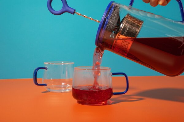 Čajová konvice se sítkem La Cafetière Gyro Blue 1,25 l