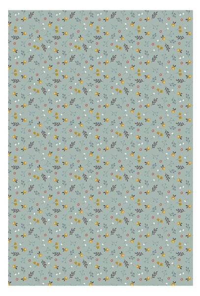 Balicí papír Flowerdays Mint – 5 m