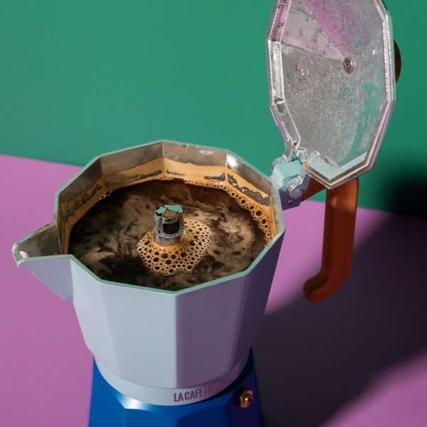 Moka konvička La Cafetière Venice Sky blue