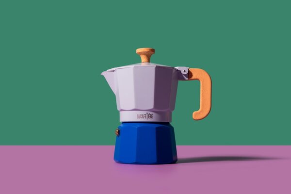 Moka konvička La Cafetière Venice Sky blue