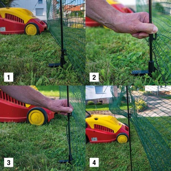 Mobilní plot pro psy – délka 25 metrů – výška 90 cm – oplocení pro zahradu