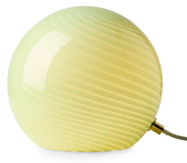 Stolní lampa Halo Design, CANDY, Zelená, Obývací pokoj, Sklo, Design