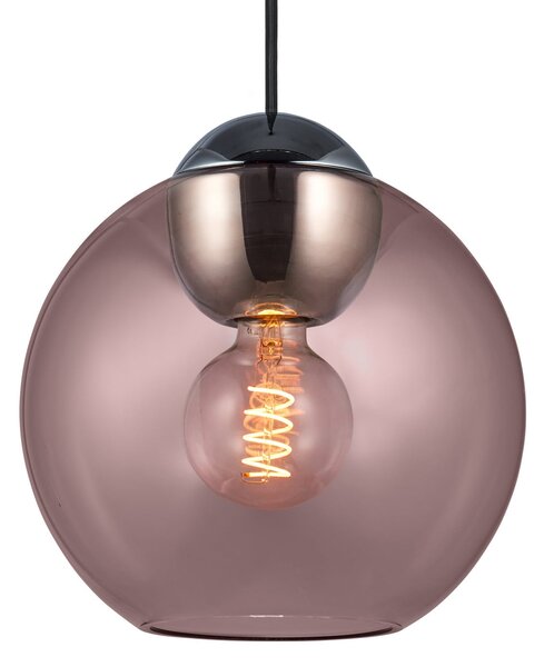 Závěsná svítidlo Halo Design, BUBBLES, stmívatelné, Pudrová, Obývací pokoj, Sklo, Design