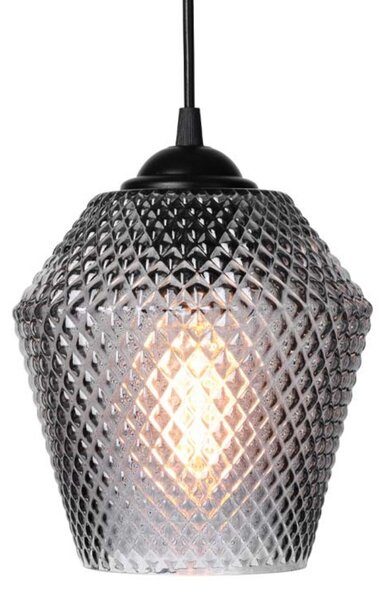 Závěsná svítidlo Halo Design, NOBB, stmívatelné, Šedá, Obývací pokoj, Sklo, Design