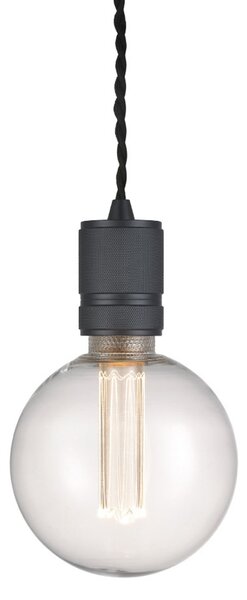 Závěsná svítidlo Halo Design, HALO, stmívatelné, Černá, Obývací pokoj, Hliník, Design