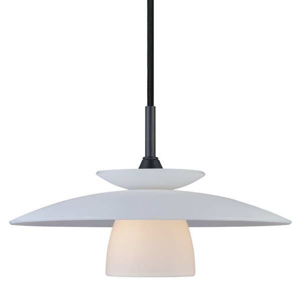 Závěsná svítidlo Halo Design, SCANDIC, stmívatelné, Bílá, Obývací pokoj, Sklo, Design