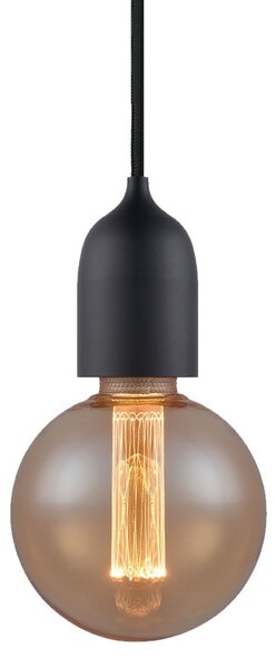 Závěsná svítidlo Halo Design, CLASSIC, stmívatelné, Černá, Obývací pokoj, Hliník