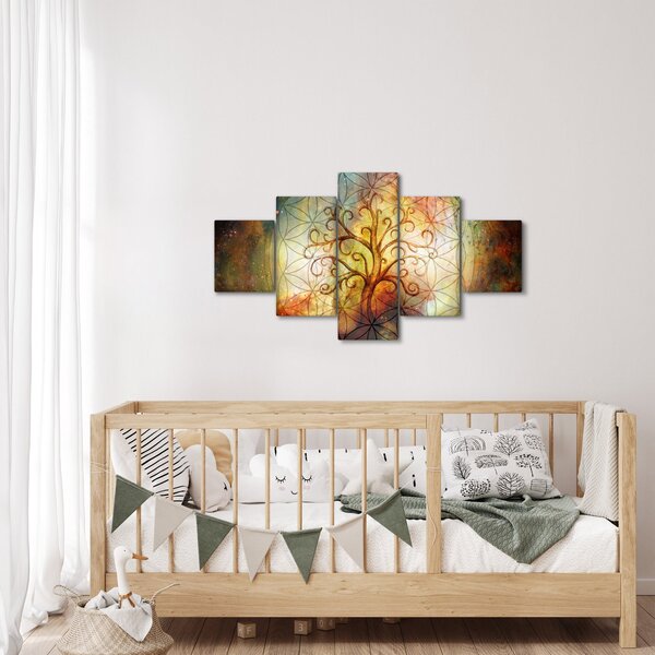 Abstraktní obraz stromu (125x70 cm)