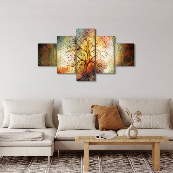 Abstraktní obraz stromu (125x70 cm)