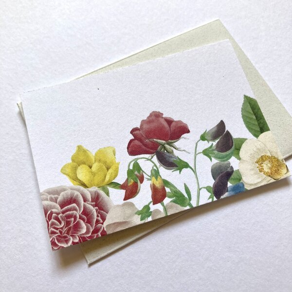 Spring Studio Blahopřání do kytice Květinová zahrádka