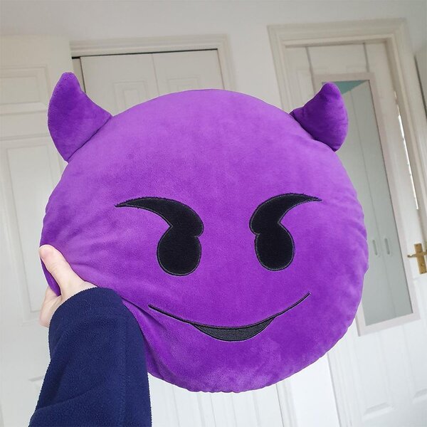 Emoji polštář - ďáblík