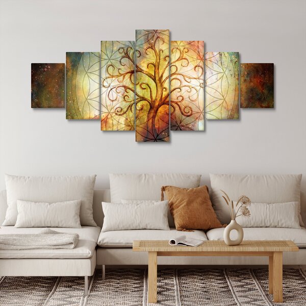 Abstraktní obraz stromu (210x100 cm)