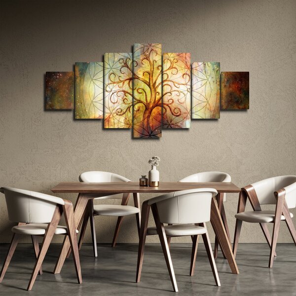 Abstraktní obraz stromu (210x100 cm)