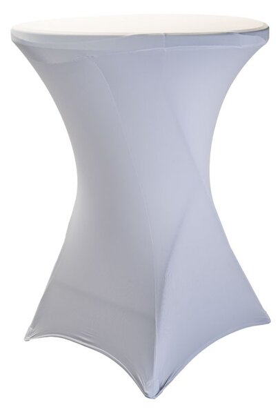 TENTino Elastický ubrus BASIC na koktejlový bistro stůl 60 cm VÍCE BAREV Barva ubrusu: BÍLÁ / WHITE