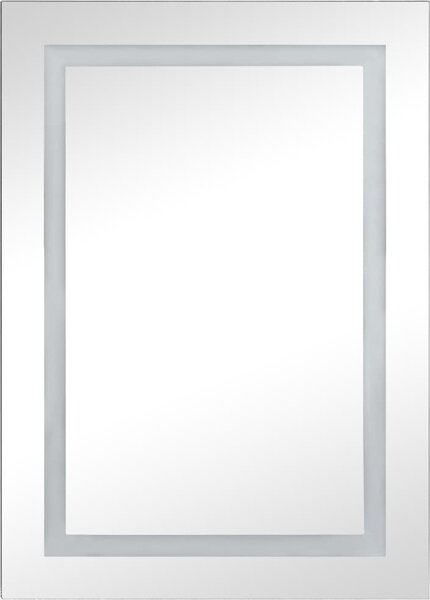 LED koupelnová skříňka se zrcadlem 50 x 13 x 70 cm