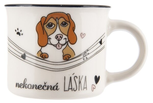 Hrnek NEKONEČNÁ LÁSKA pes 0,1 l