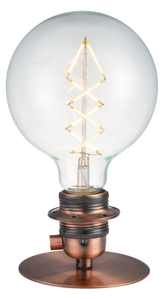 Stolní lampa Halo Design, COMBI, Měděná, Obývací pokoj, Kov, Starožitný