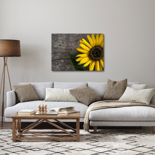 Obraz - Květ slunečnice (70x50 cm)