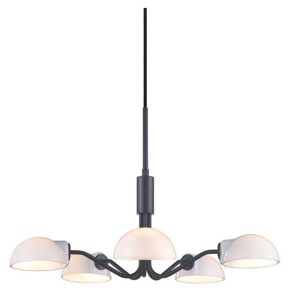 Lustry Halo Design, Kjøbenhavn, stmívatelné, Černá, Obývací pokoj, Kov, Design