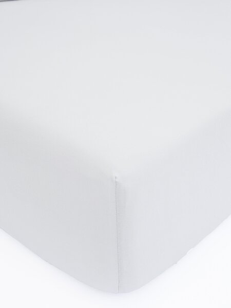 MK Lůžkoviny Jersey prostěradlo do postýlky Classic 70 x 140 cm – světle šedá