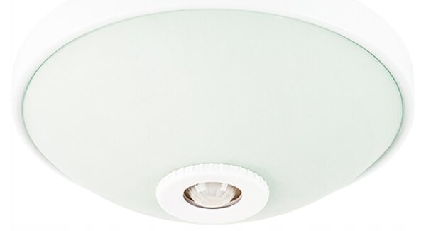 ECOLIGHT LED stropní svítidlo 2xE27 s pohybovým senzorem - sklo