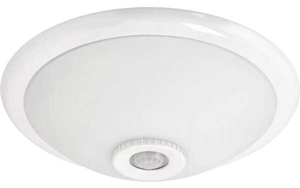ECOLIGHT LED stropní svítidlo 2xE27 s pohybovým senzorem - sklo