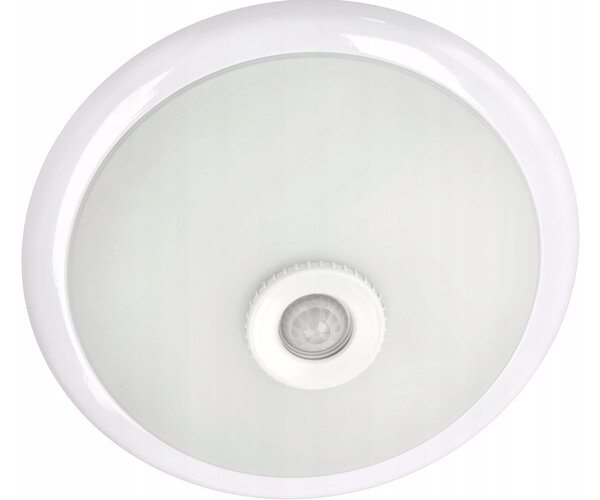 ECOLIGHT LED stropní svítidlo 2xE27 s pohybovým senzorem - sklo