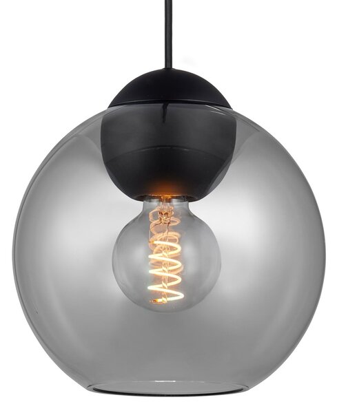 Závěsná svítidlo Halo Design, BUBBLES, stmívatelné, Šedá, Obývací pokoj, Sklo, Design