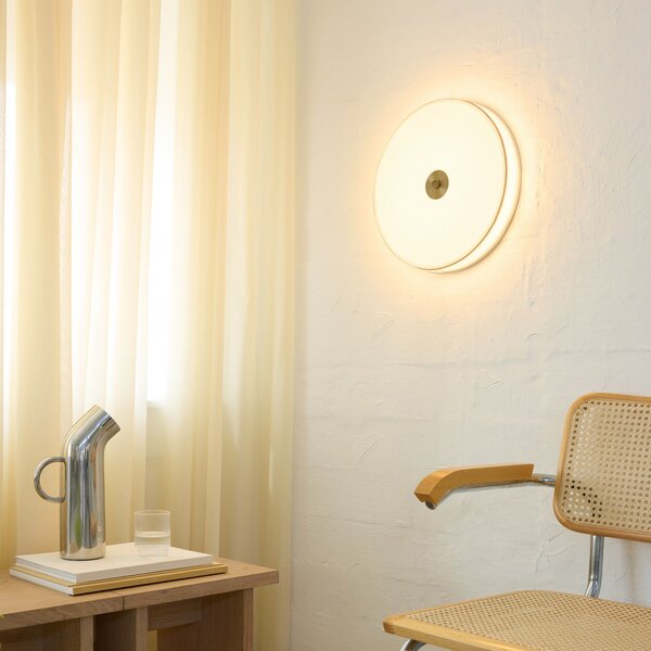 Stropní Lampa Halo Design, SHADE, stmívatelné, Béžová, Obývací pokoj, Tkanina / Textil, Design
