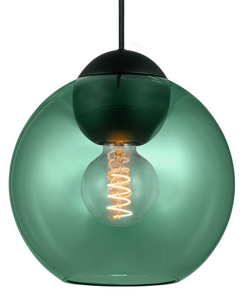 Závěsná svítidlo Halo Design, BUBBLES, stmívatelné, Zelená, Obývací pokoj, Sklo, Design