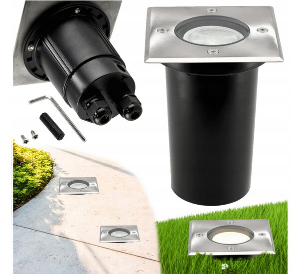 BERGE LED příjezdová lampa IP65 - GU10 - 230V