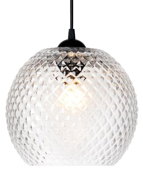Závěsná svítidlo Halo Design, NOBB, stmívatelné, Transparentní, Obývací pokoj, Sklo, Design