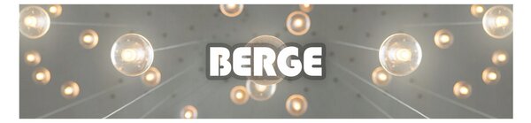 BERGE LED zahradní lampa - vestavěný reflektor GU10 - IP65 - černá